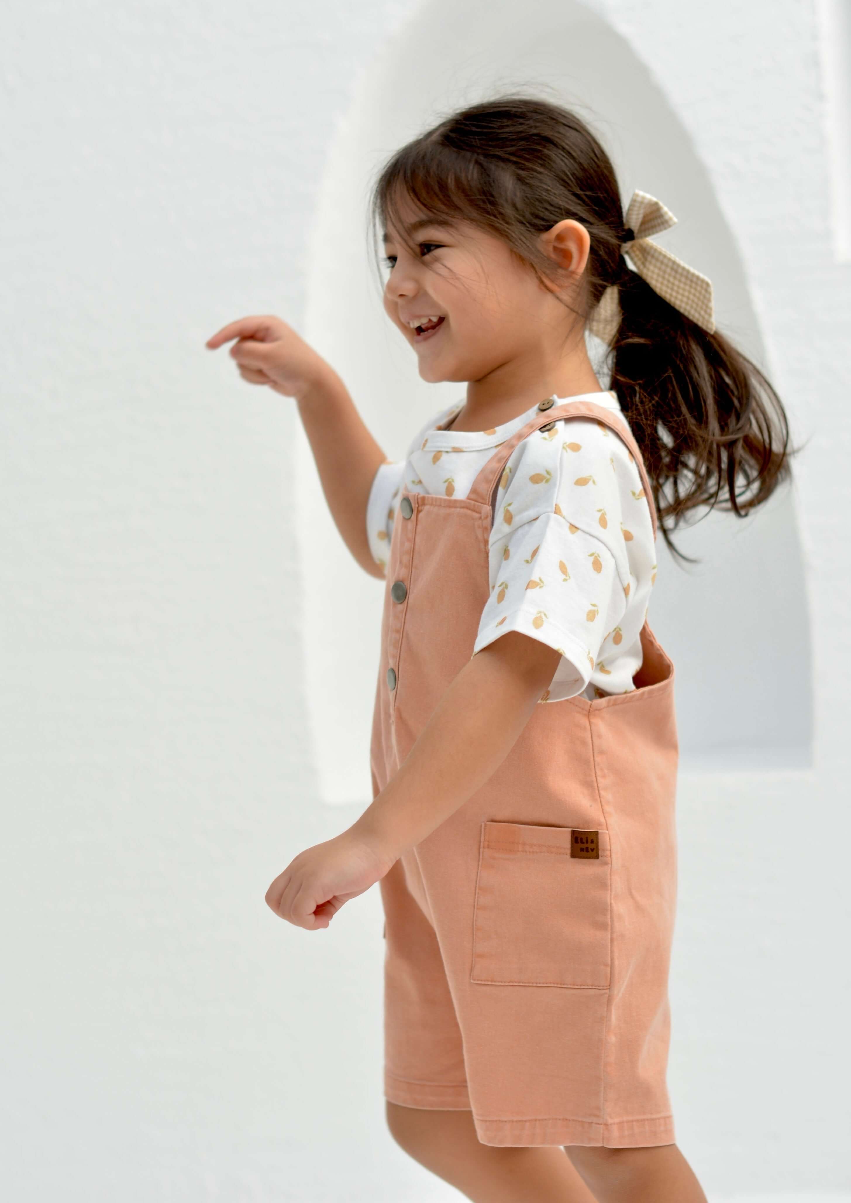 Gaspard Overalls - Peach Eli & Nev