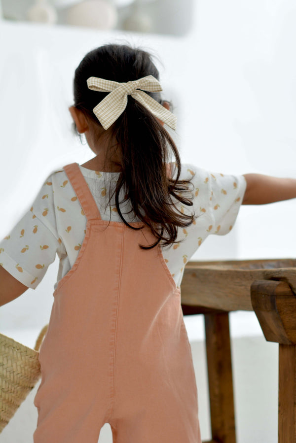 Gaspard Overalls - Peach Eli & Nev