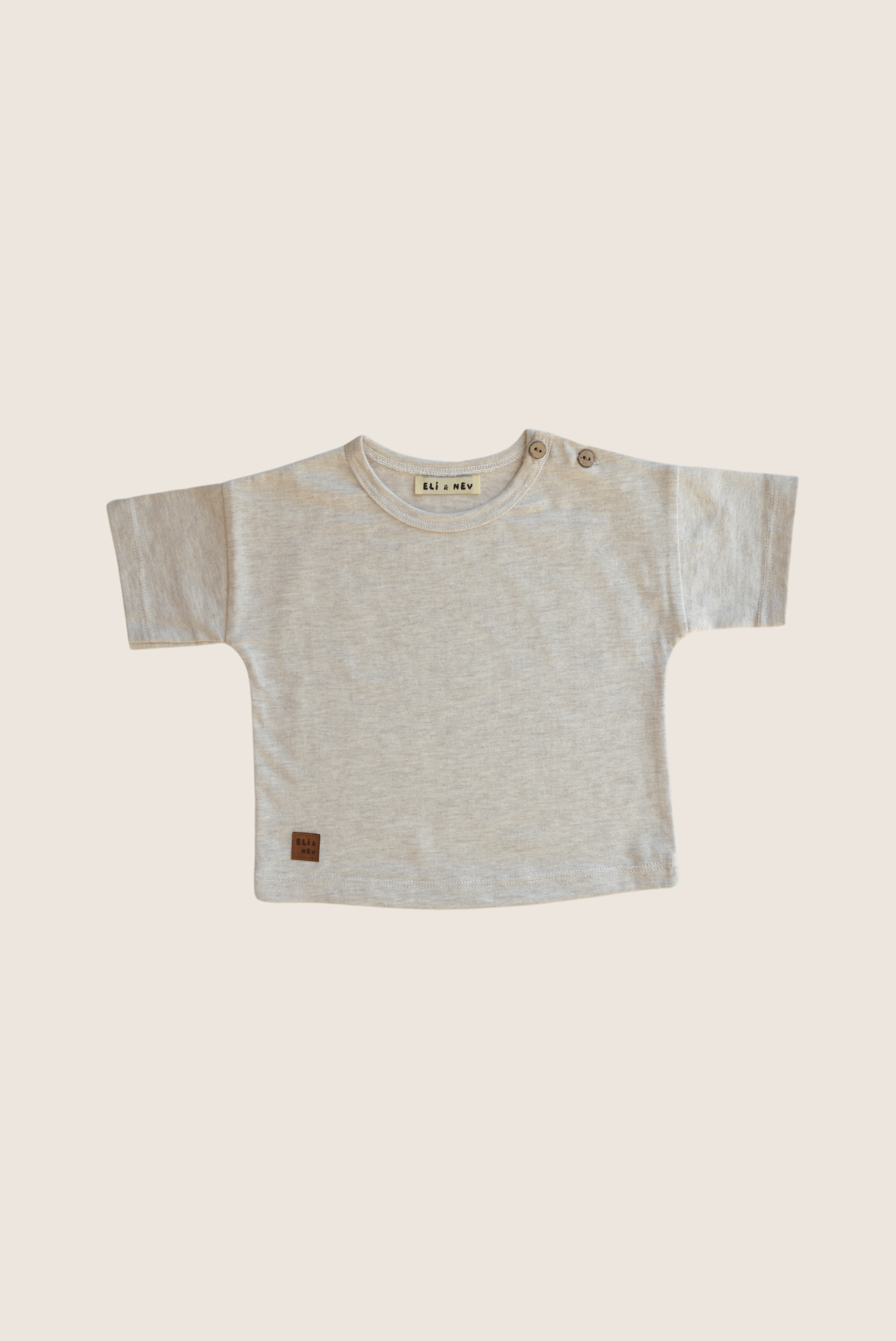 Raphael T-Shirt - Beige Eli & Nev