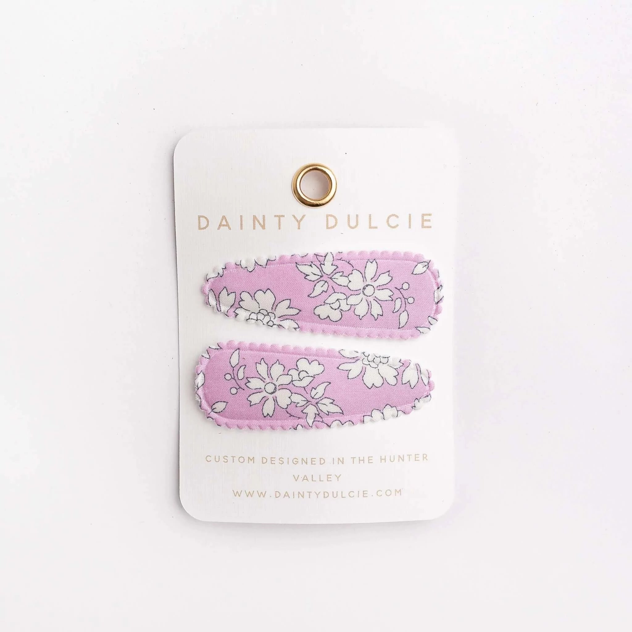 Lavinia Fuchsia Liberty London 手工髮夾組 Dainty Dulcie Dainty Dulcie